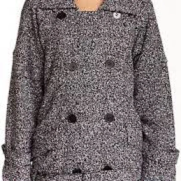 NWT Free People Wool Blend Slouchy Belted Coat - Picture 2 of 7